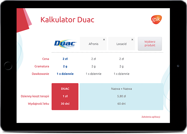 DUAC mobile application